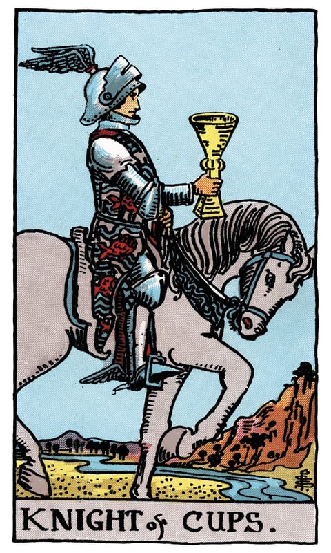 Knight of Cups tarot card
